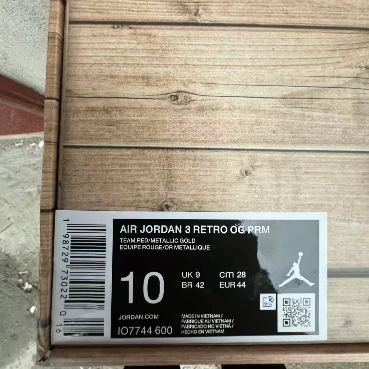 AJ 3 Retro 'Bin 23' Shoes Sneakers – nk0005282 image 11