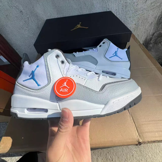 AJ Courtside 23 White/University Blue Shoes Sneakers - nk0004823 image 2