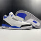 AJ 3 Fragment White Blue Shoes Sneakers - nk0000859 image 2