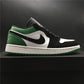 AJ 1 Low White Black Mystic Green Shoes Sneakers - nk0000303 image 6