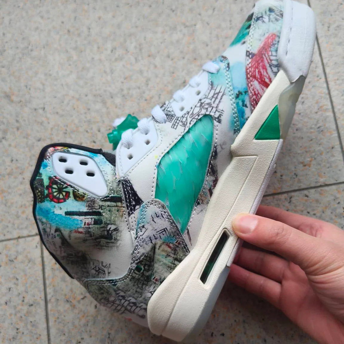 AJ 5 Wings Shoes Sneakers - nk0000601 image 10