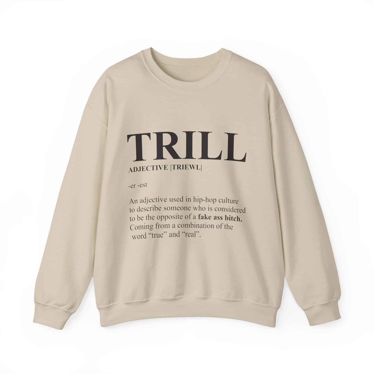 Trill Definition Crewneck Sweatshirt image