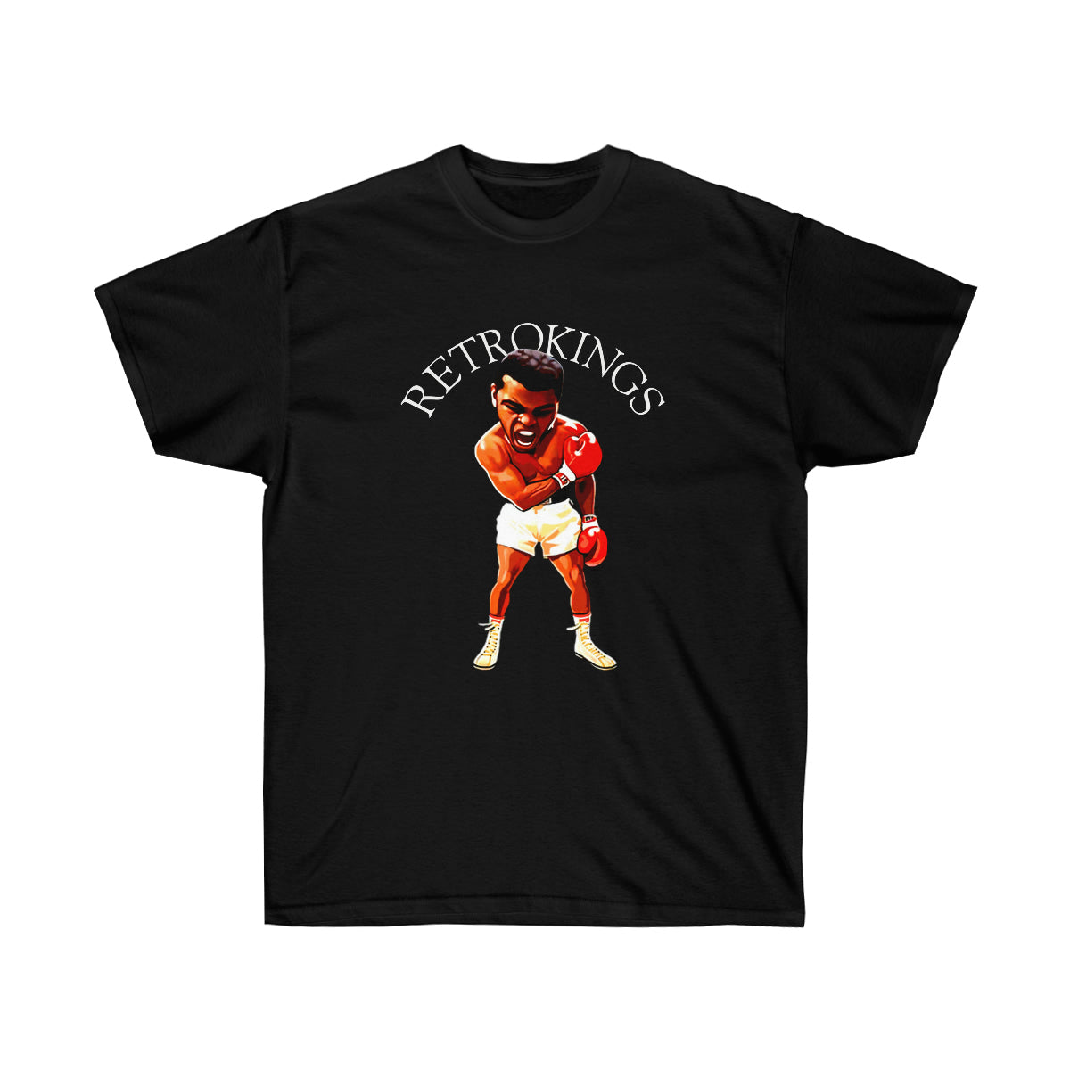 Rap Ali Retroking Men T-Shirt - Black, XL image