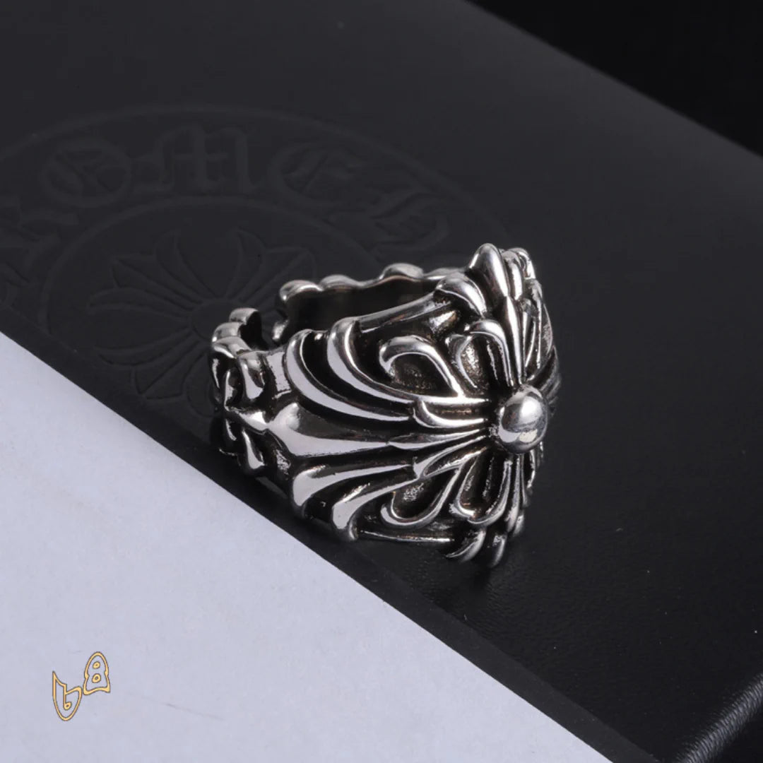 CH Cross Flower Ring - CH0091 image 3