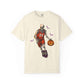 Halloween Basketball Unisex Garment-Dyed T-shirt image 12