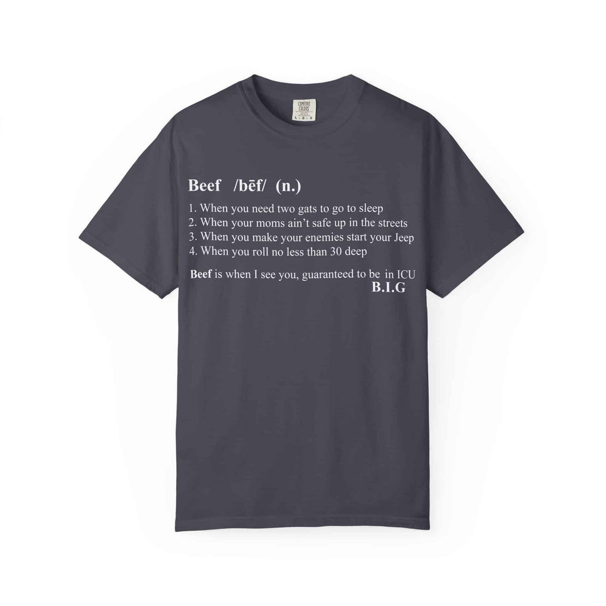 Beef Definition Unisex Garment-Dyed T-shirt image