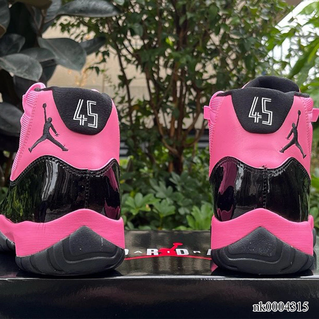 AJ 11 Black Pink Shoes Sneakers - nk0004315 image 5