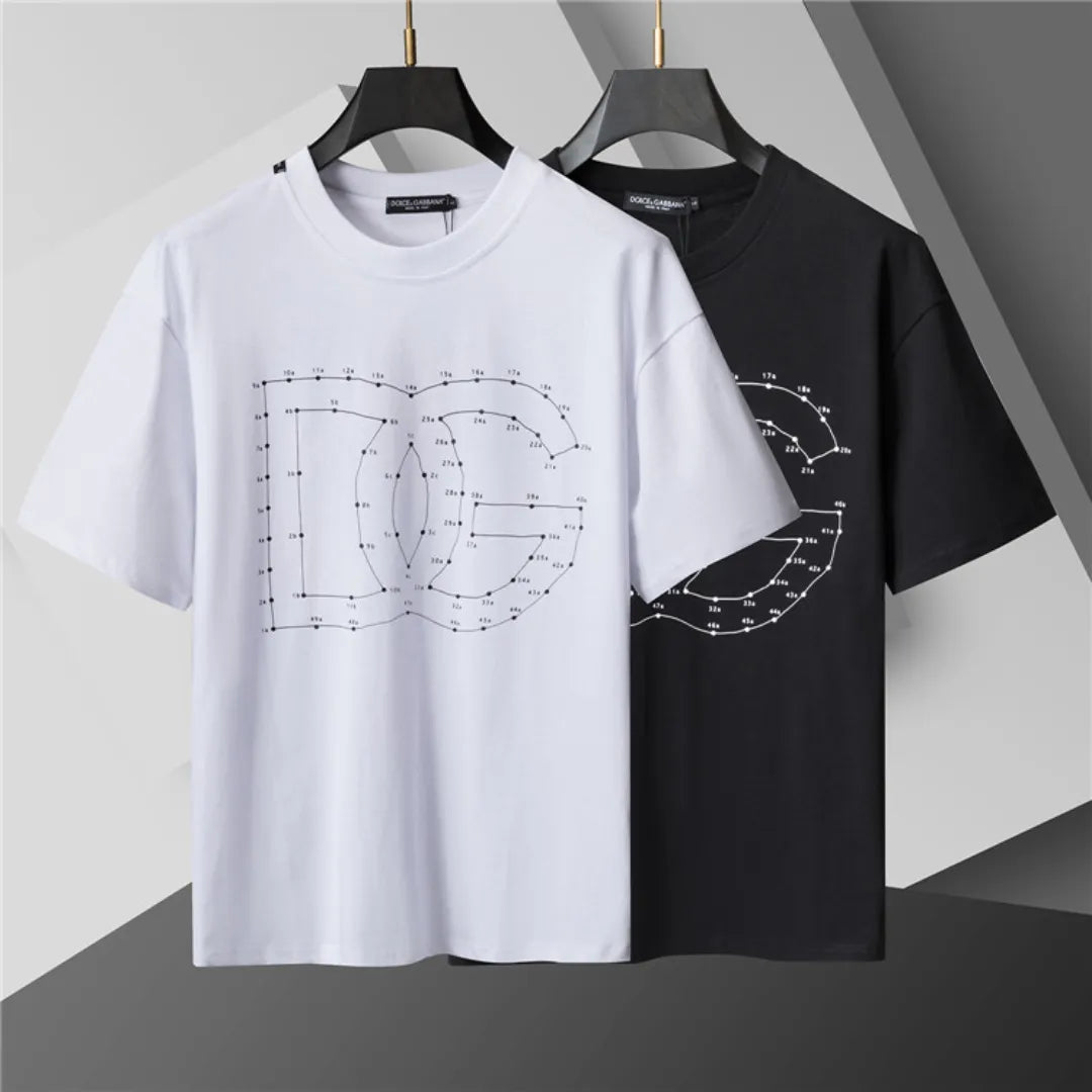 D&G Logo DG Print T-shirt in Black - 108 - dng0000108 image 3