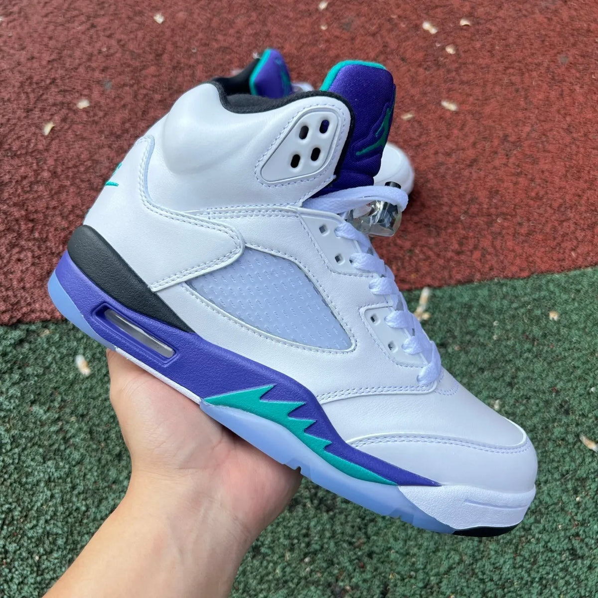 AJ 5 Grape Shoes Sneakers - nk0004187 image 5