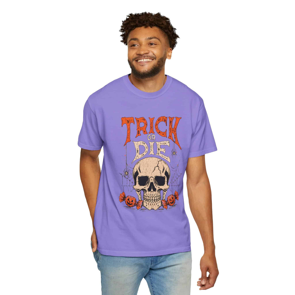 TRICK OR DIE Unisex Garment-Dyed T-shirt image 78