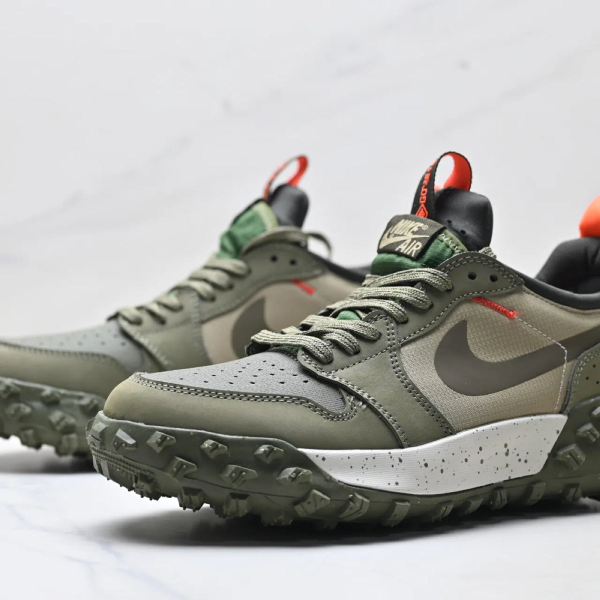 AJ 1 Low Element GoreTex Medium Olive Shoes Sneakers - nk0004986 image 7