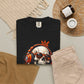 Neon Skull DJ Unisex Garment-Dyed T-shirt image 3