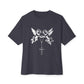 Heavenly Guardians Unisex Oversized Boxy Tee - Dark Grey, M image
