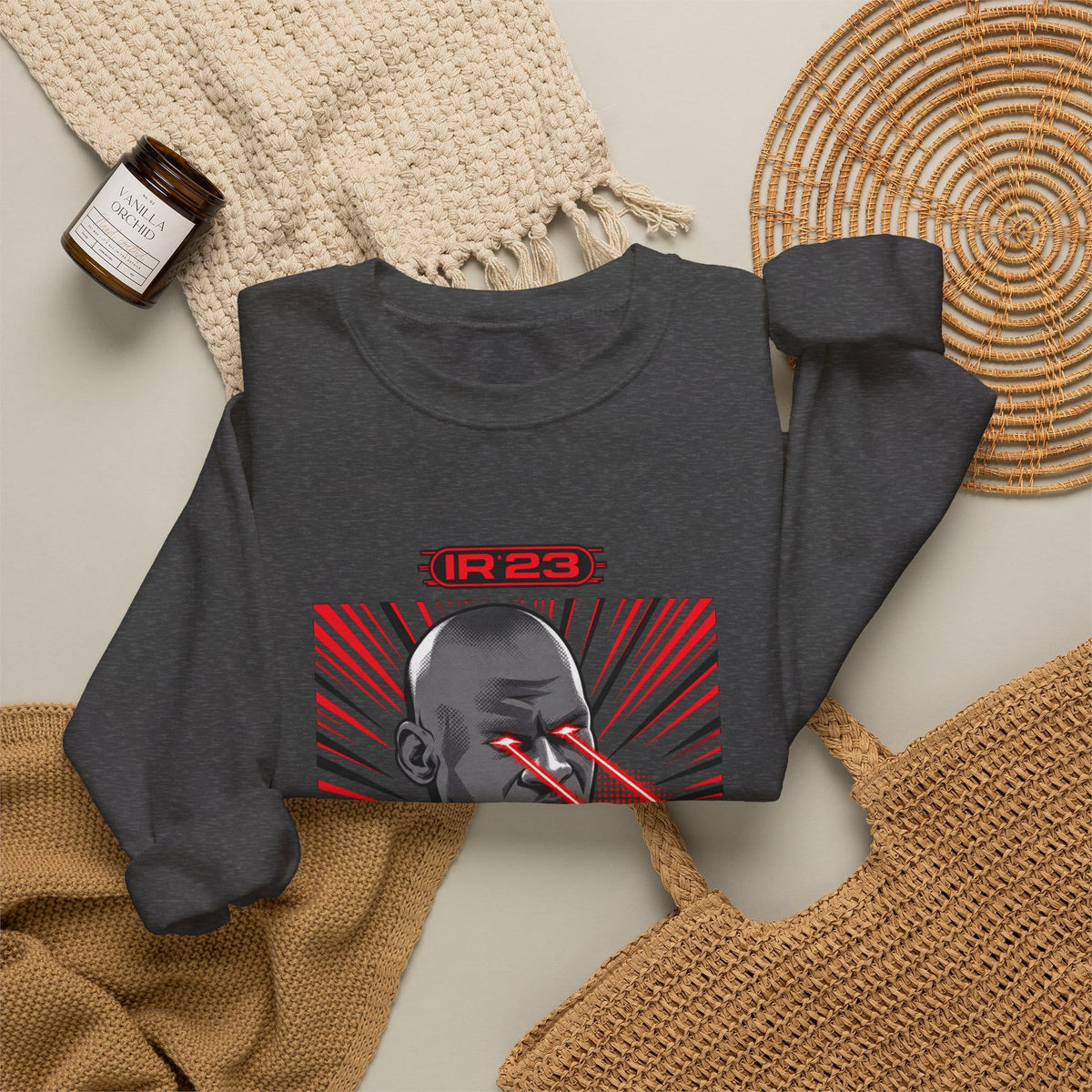 Graphic Print Crewneck Sweatshirt - POD0032 image 23