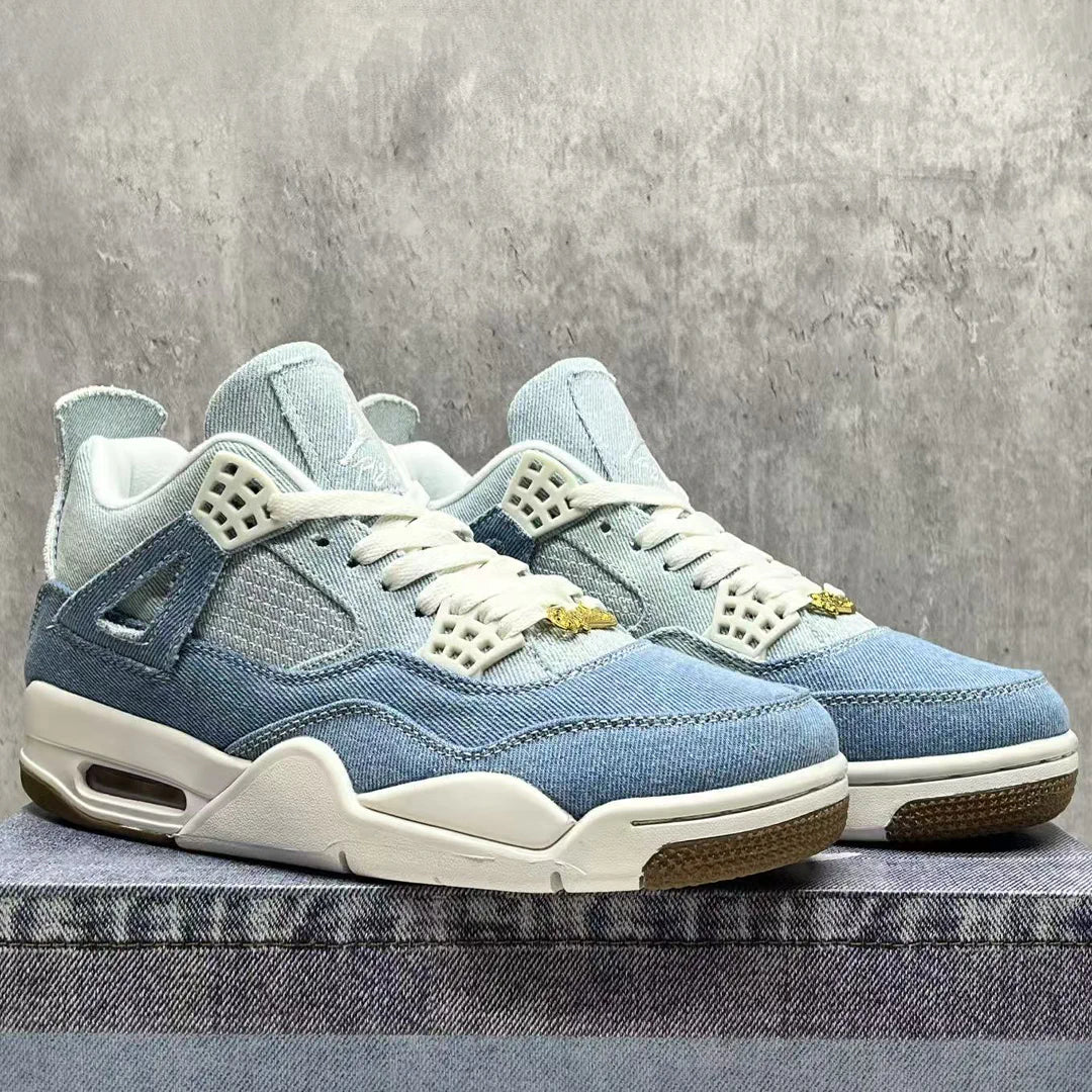 AJ 4 Denim Worn Blue Shoes Sneakers – nk0004418 image 6