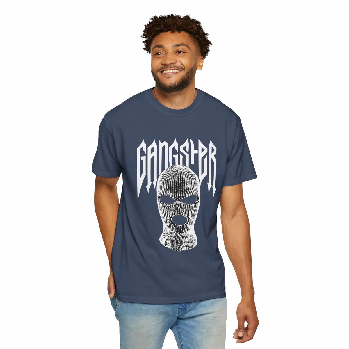 Gangster Mask Unisex Garment-Dyed T-shirt image 40