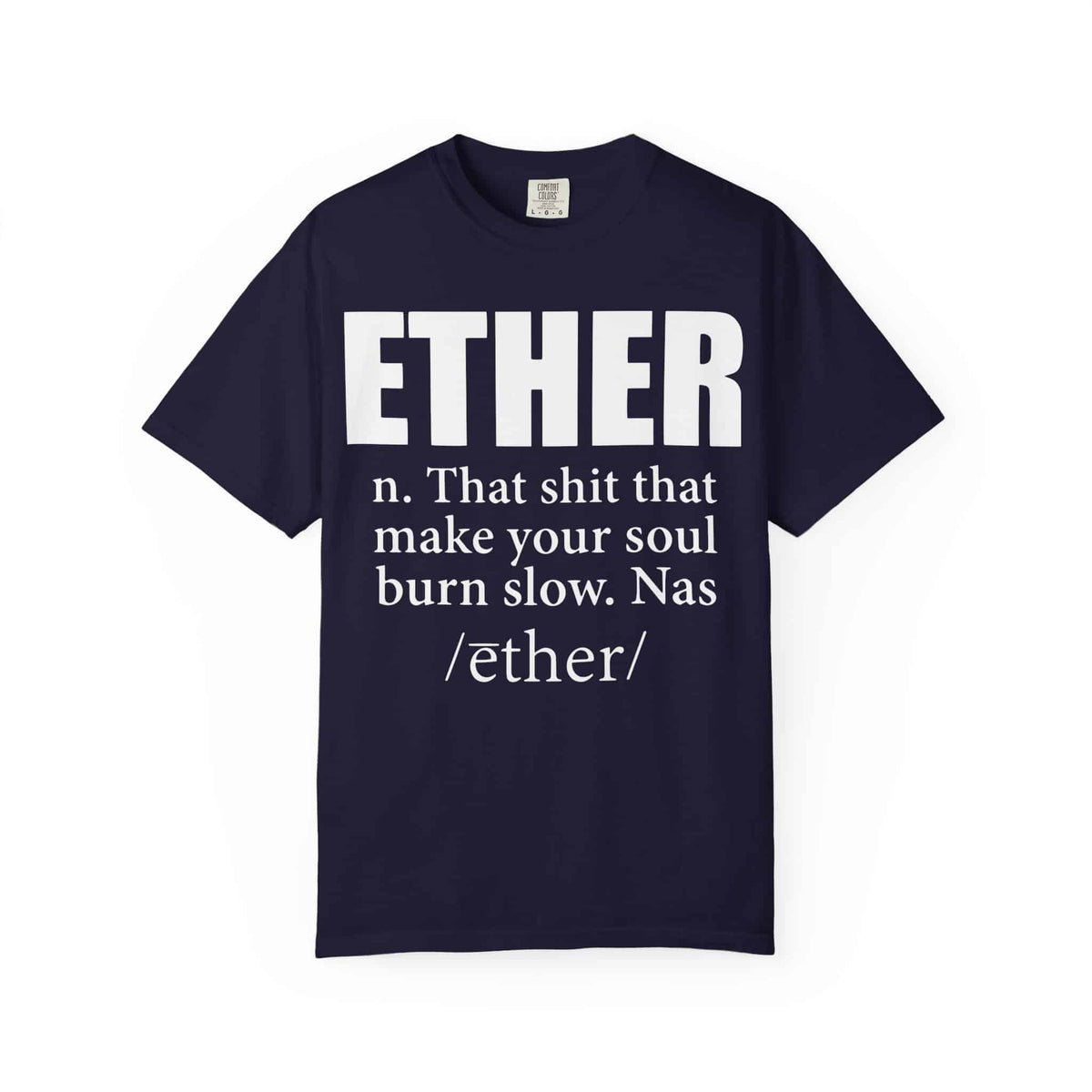 Ether Unisex Garment-Dyed T-shirt image