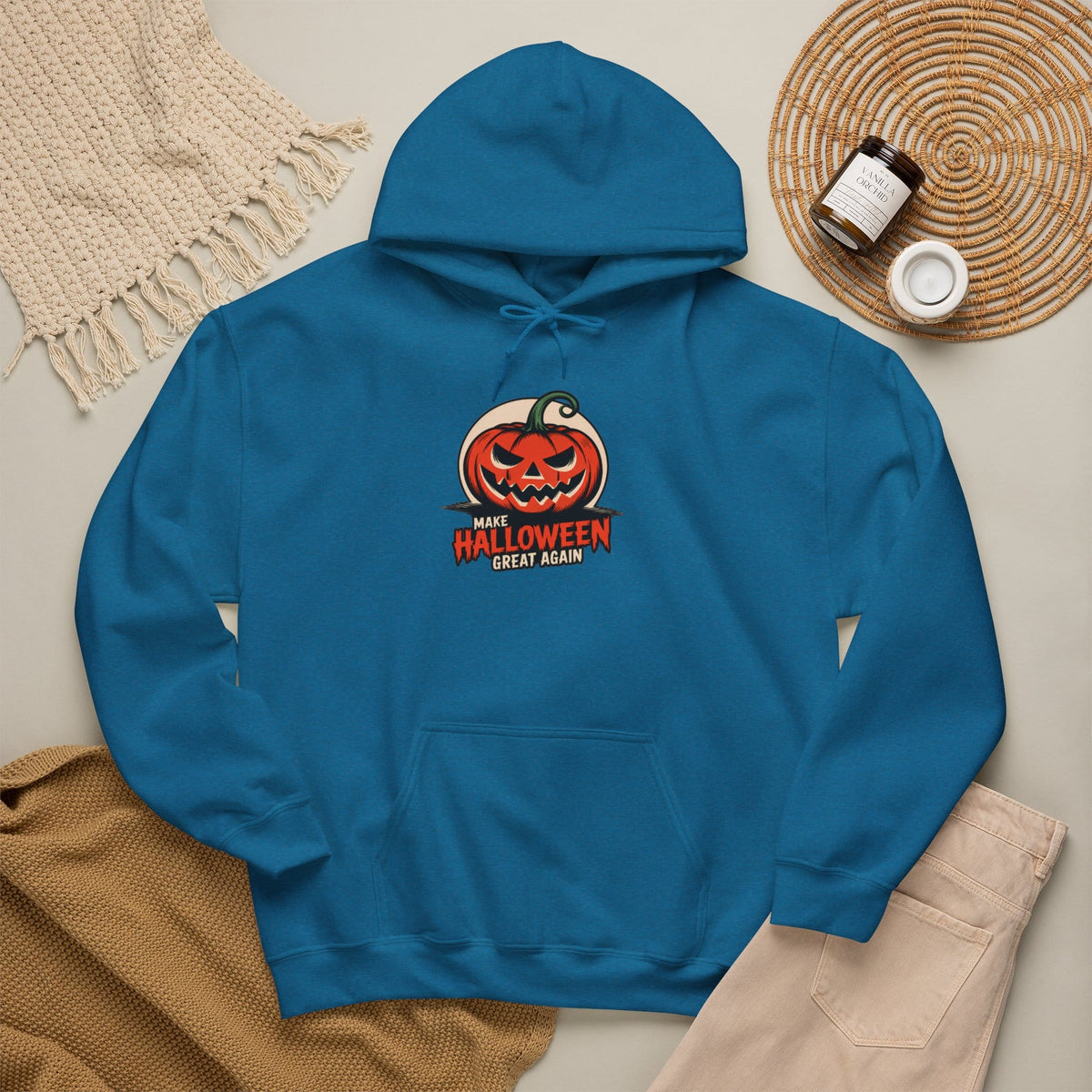 Make Halloween Great Again Hooded Sweatshirt image 16