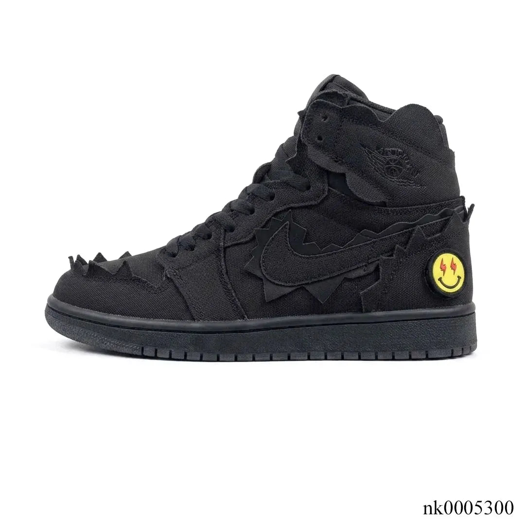 J Balvin x AJ 1 "Black" Shoes Sneakers – nk0005300 image 1