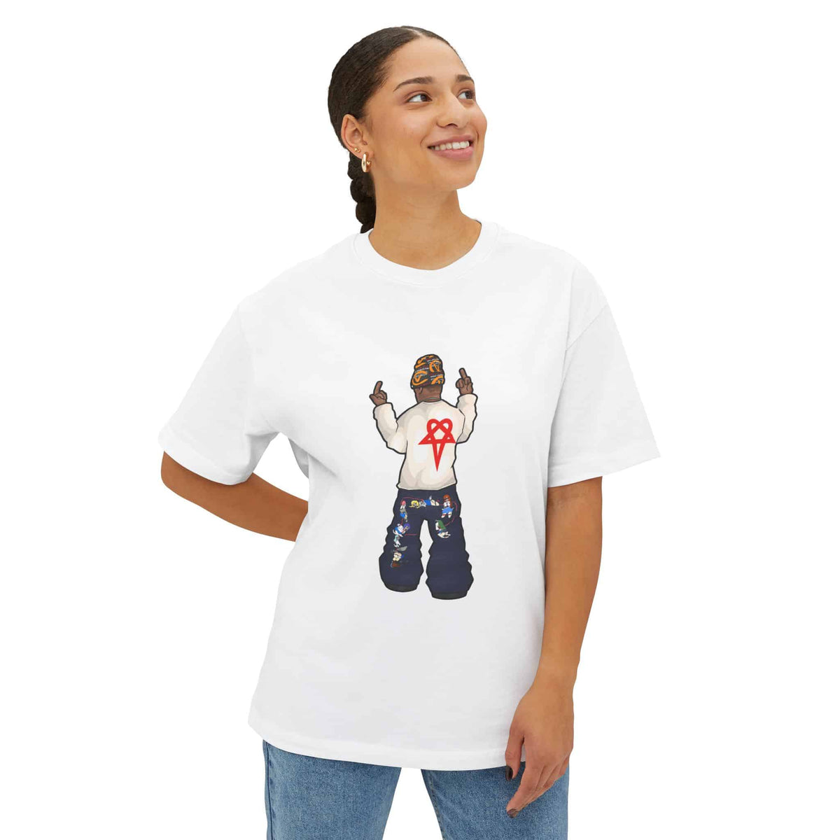 Rebel Attitude Unisex Oversized Boxy Tee image 33