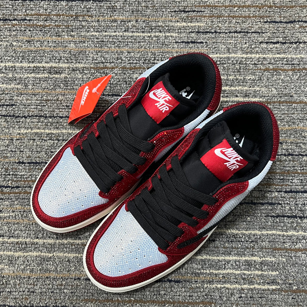 AJ 1 Low Chicago Crystal Shoes Sneakers – nk0004835 image 9