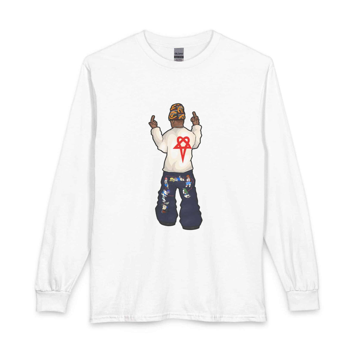 Rebel Attitude Long Sleeve T-Shirt image