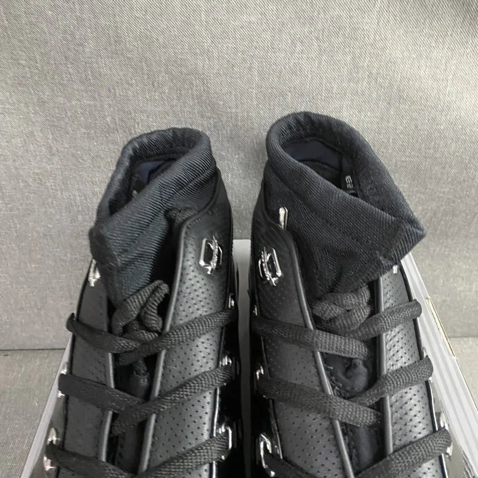 [Premium] AJ 17 Low Black Patent Shoes Sneakers – nk0004597 image 8