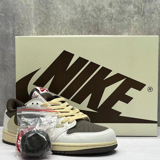 Travis Scott x AJ 1 Low OG Reverse Mocha Shoes Sneakers - nk0001819 image 2