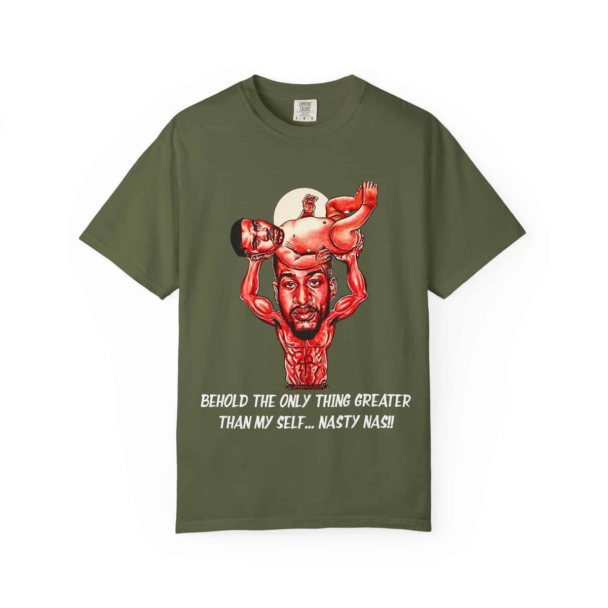 Nas The Last Word Unisex Garment-Dyed T-shirt image