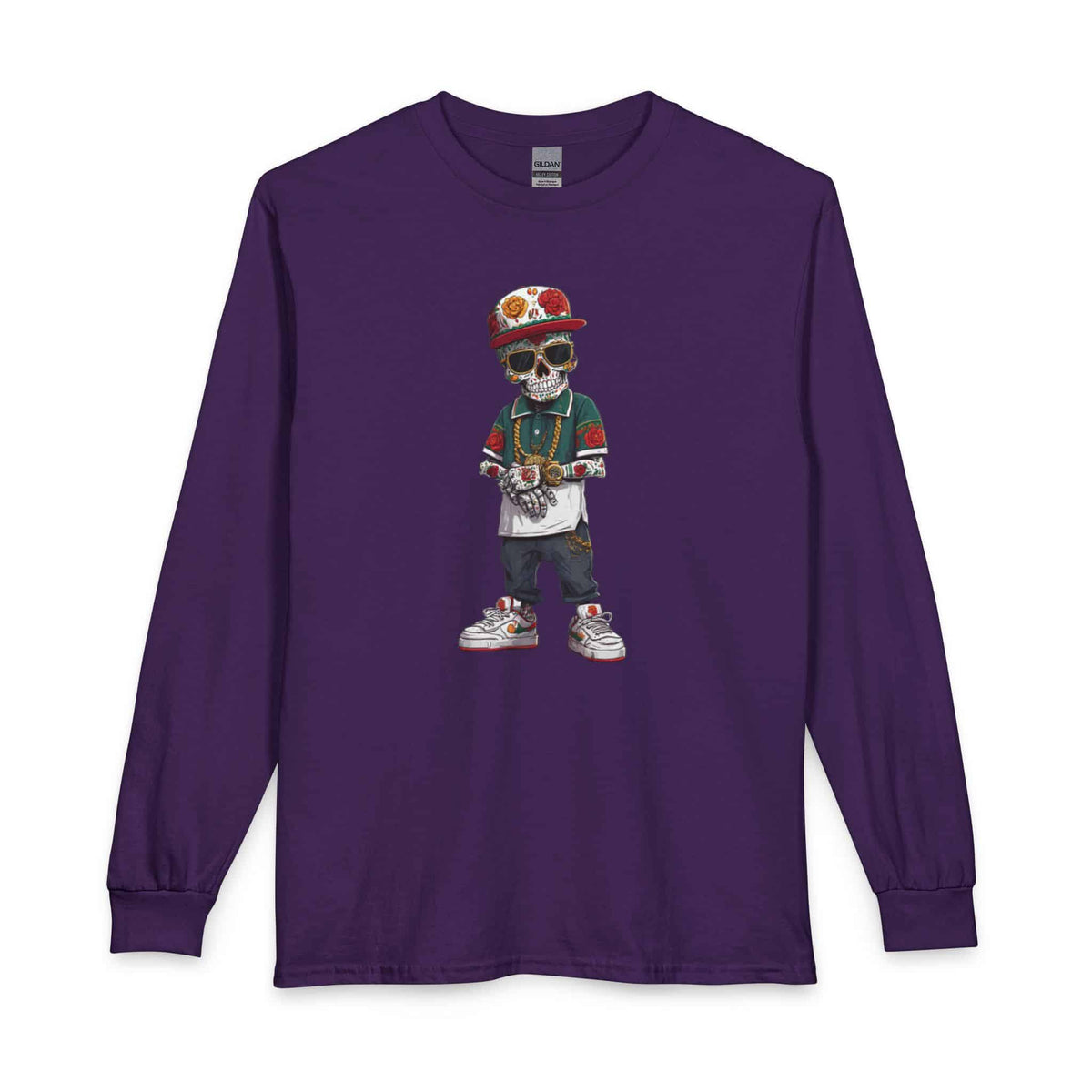 Skull Luxury Long Sleeve T-Shirt image