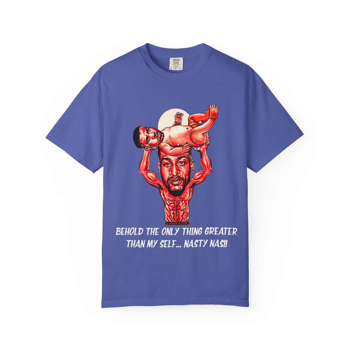 Nas The Last Word Unisex Garment-Dyed T-shirt image