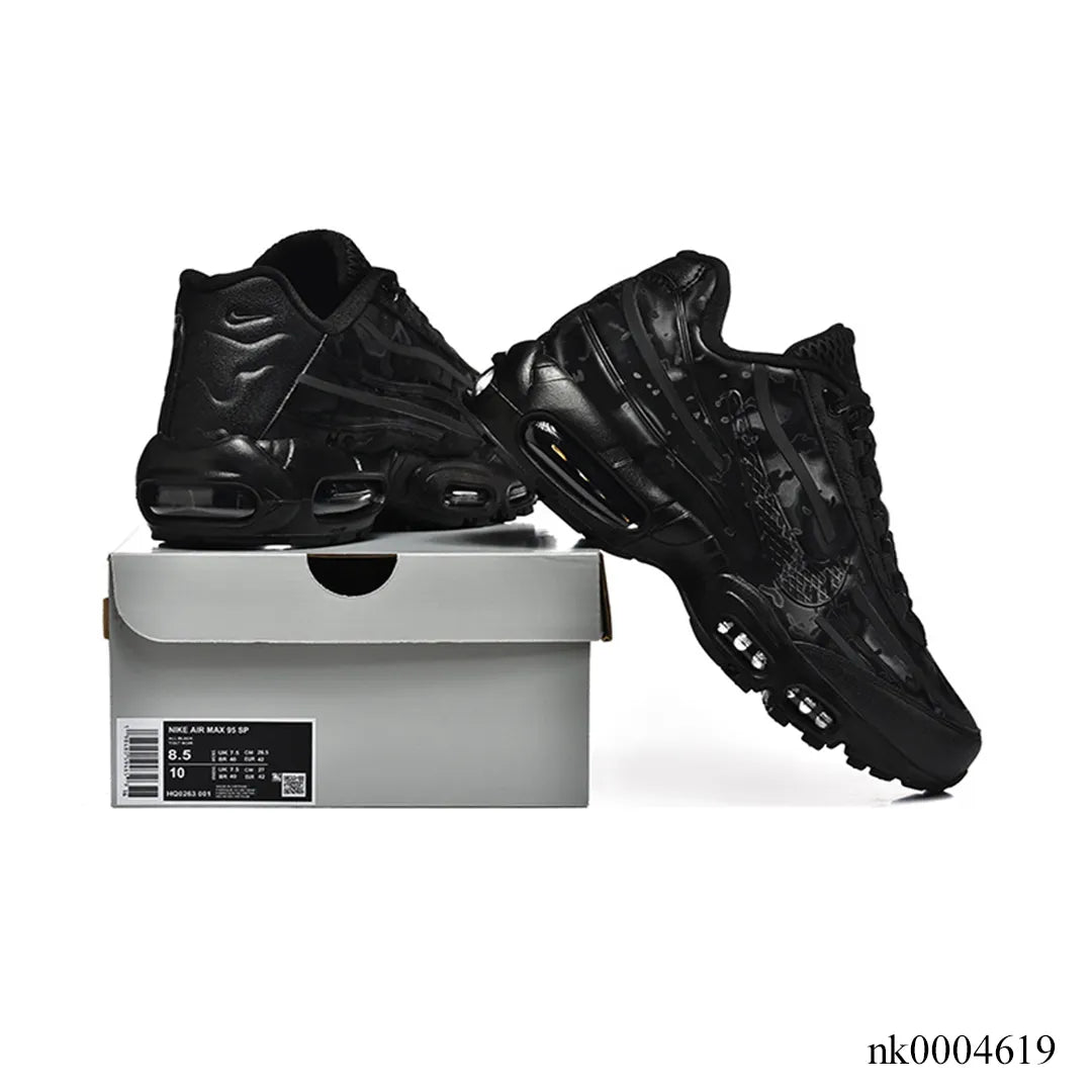 WORKSOUT x AM 95 Uniform Black Anthracite Shoes Sneakers - nk0004619 image 3