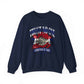 Graphic Print Crewneck Sweatshirt - POD0037 image