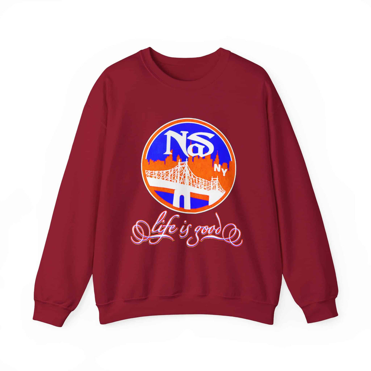 Life Is Good Crewneck Sweatshirt image