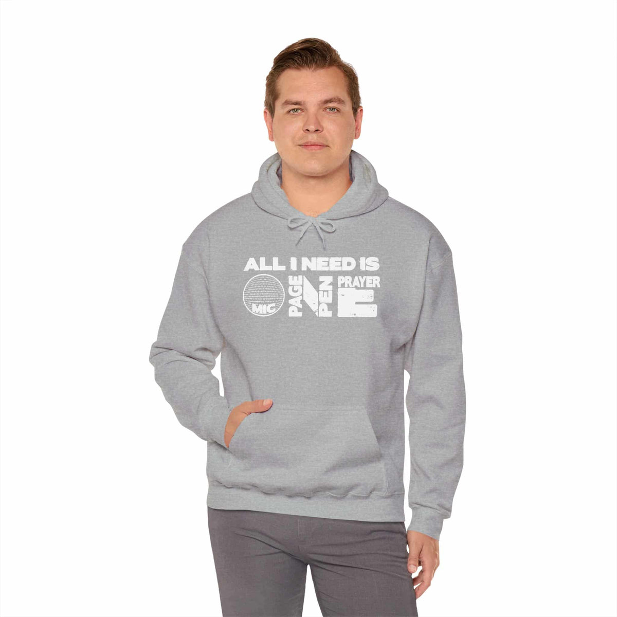 ALL_I_NEED_IS Unisex Heavy Blend™ Hooded Sweatshirt image 9