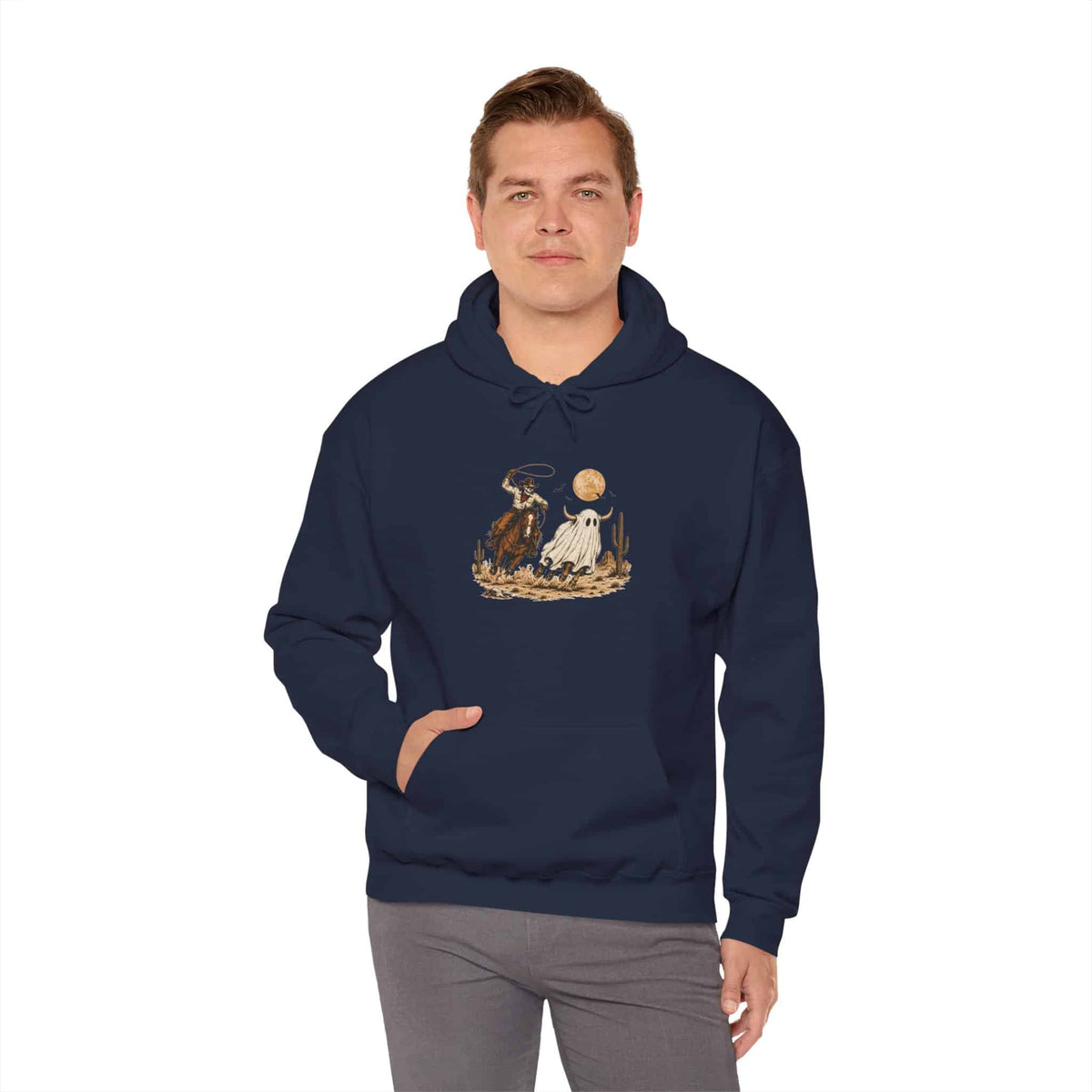 Halloween Cowboy Hooded Sweatshirt image 74