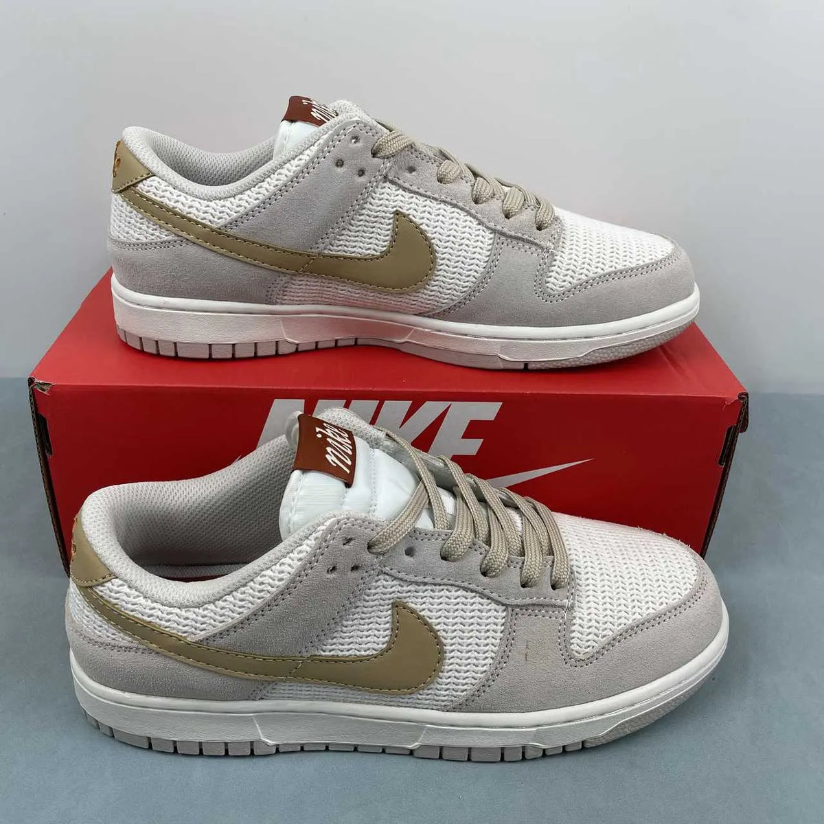 Dunk Low SE WMNS Sail / Light Orewood Brown Shoes Sneakers - nk0005382 image 18