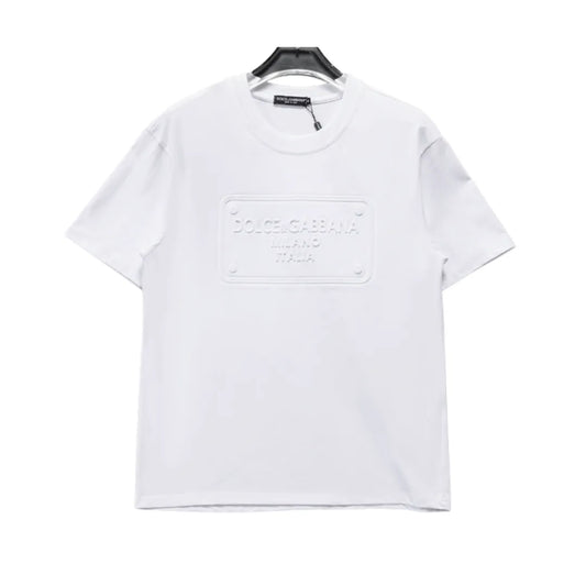 D&G Logo DG Print T-shirt in White - 116 - dng0000116 image 0