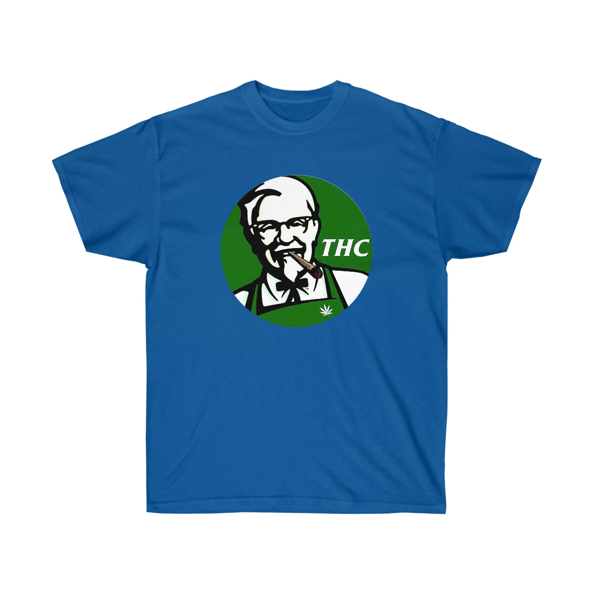 THC King Green Men T-Shirt - Royal, 2XL image