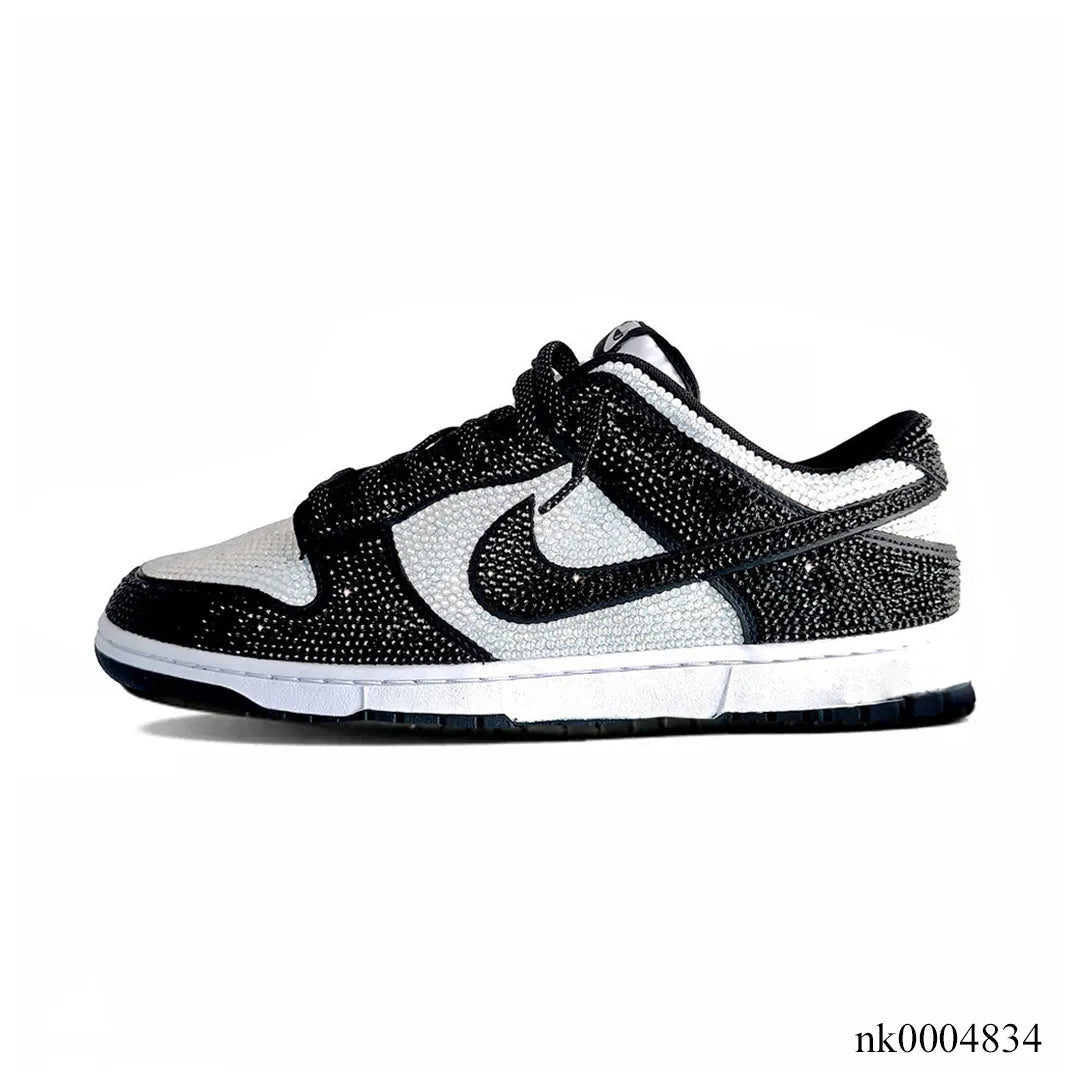 Dunk Low Black White Crystal Shoes Sneakers – nk0004834 image 1