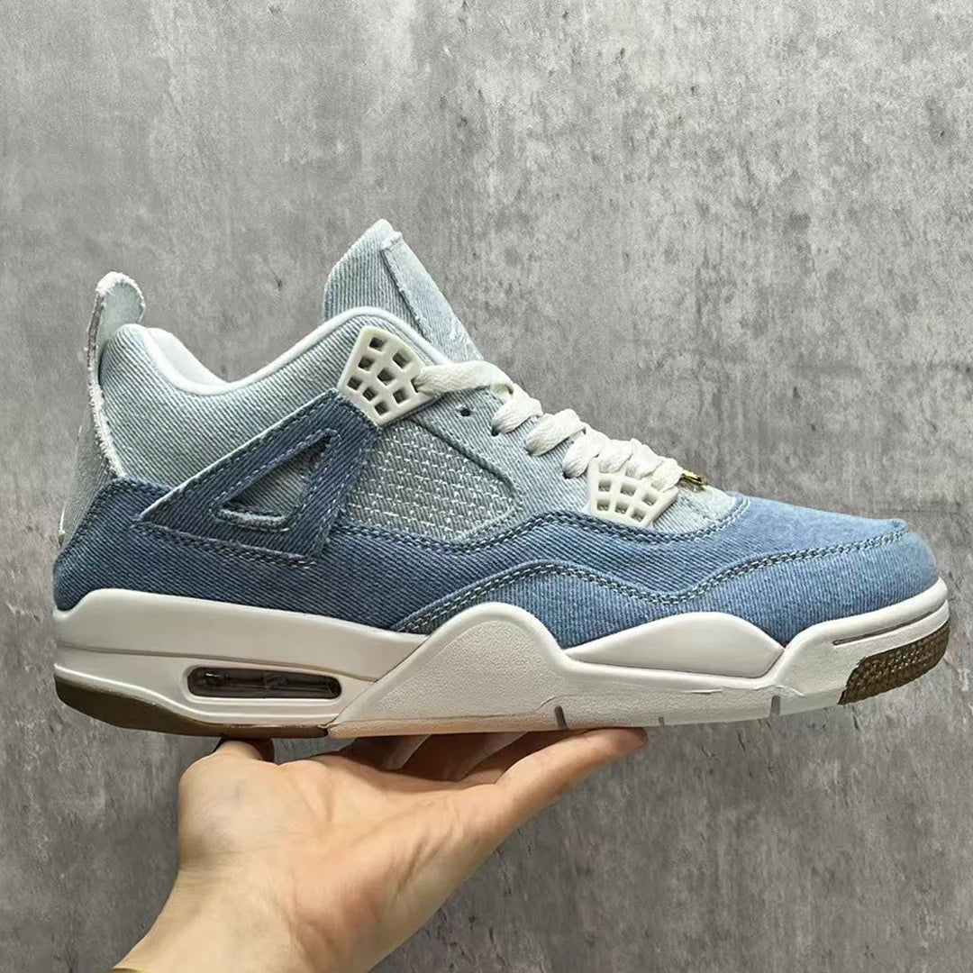 AJ 4 Denim Worn Blue Shoes Sneakers – nk0004418 image 11
