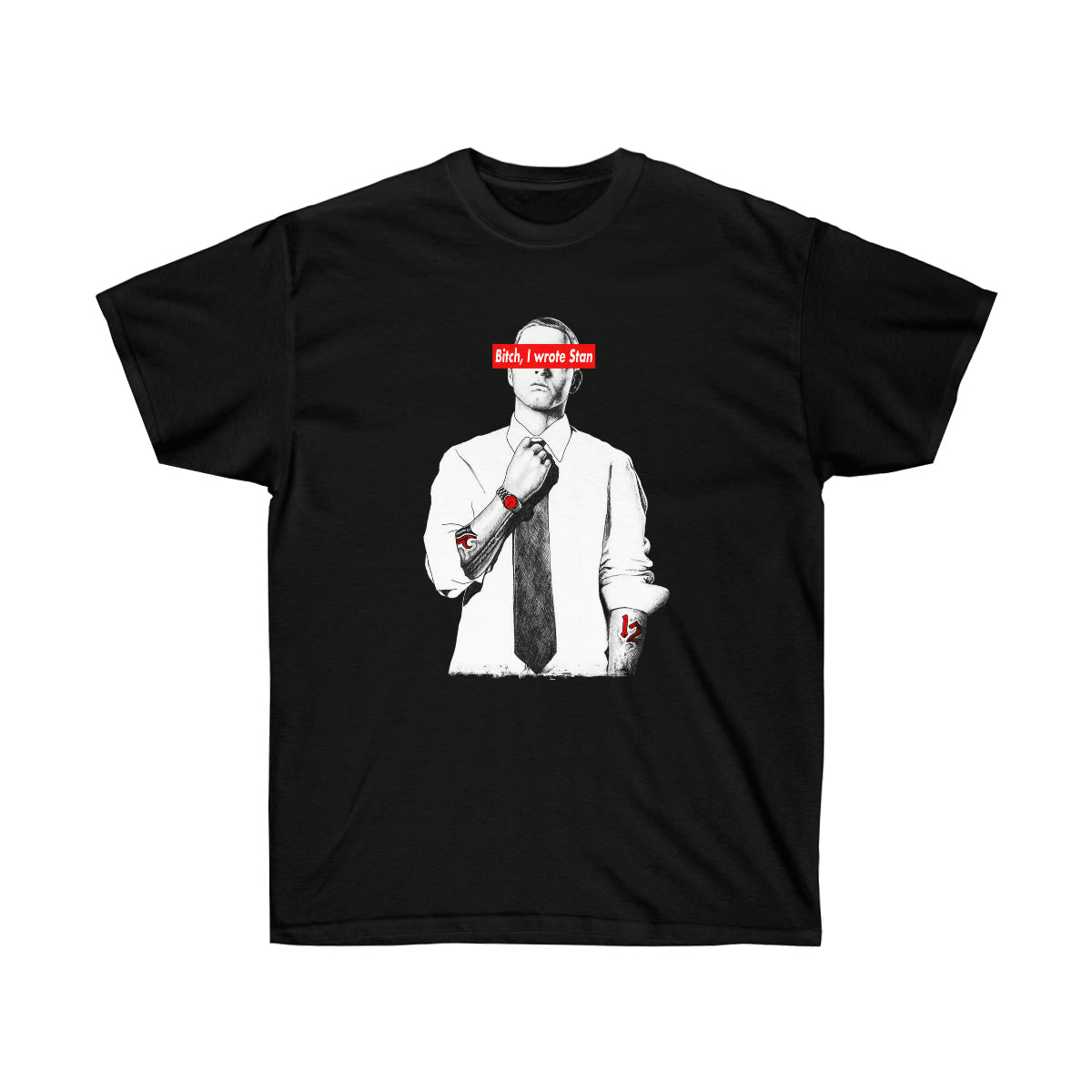 Bitch I Wrote Stan Men T-Shirt - Black, S image