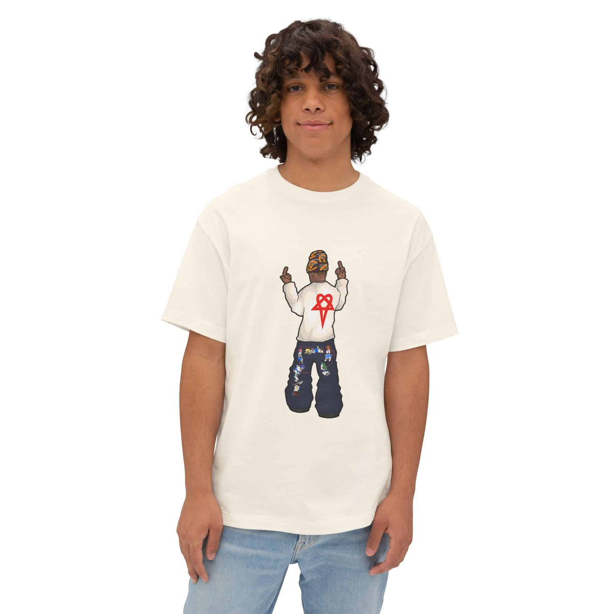 Rebel Attitude Unisex Oversized Boxy Tee image 16
