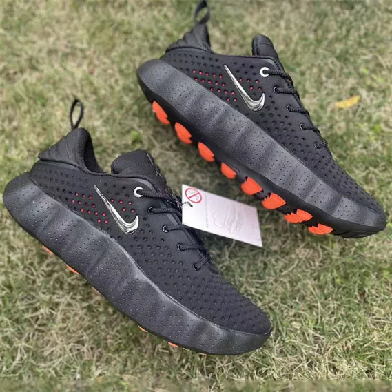 NK Mind 002 Black Hyper Crimson Shoes Sneakers - nk0004881 image 7
