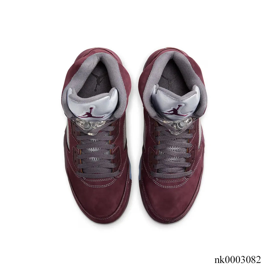 AJ 5 Burgundy Shoes Sneakers - nk0003082 image 3