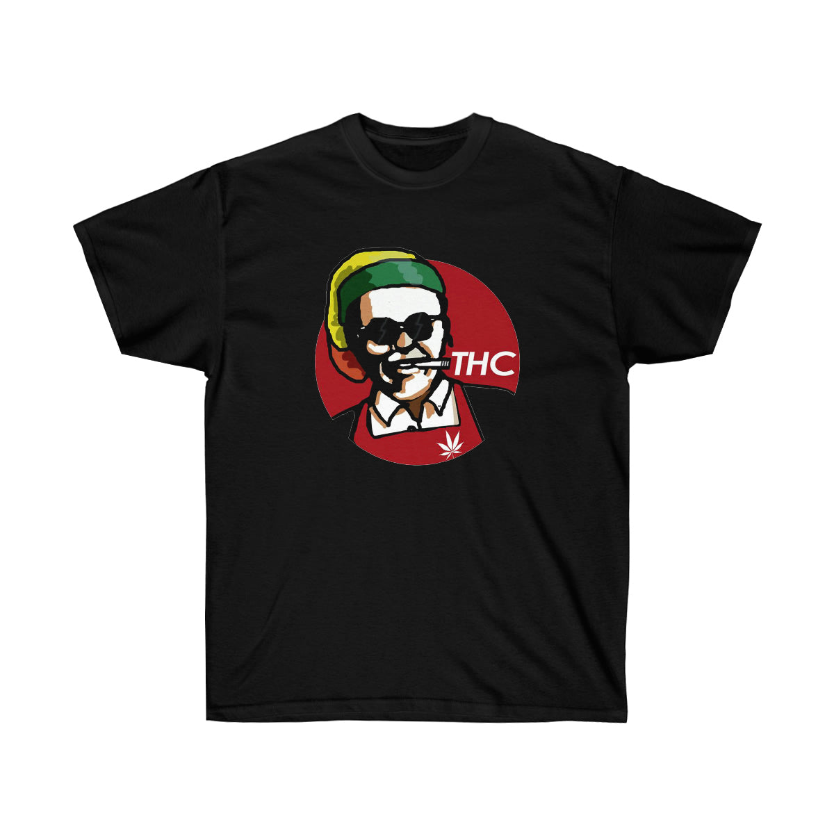 THC Red King Men T-Shirt - Black, 3XL image