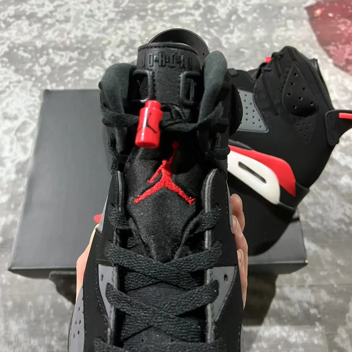 AJ 6 Fire Red Shoes Sneakers – nk0004367 image 9