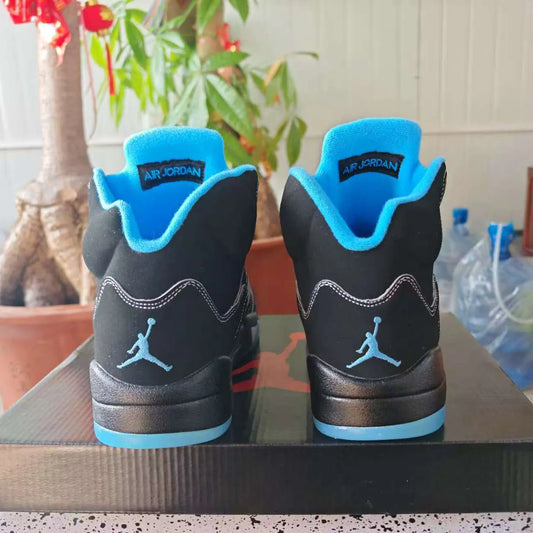 AJ 5 Black UNC/ Black Carolina Shoes Sneakers - nk0004731 image 2
