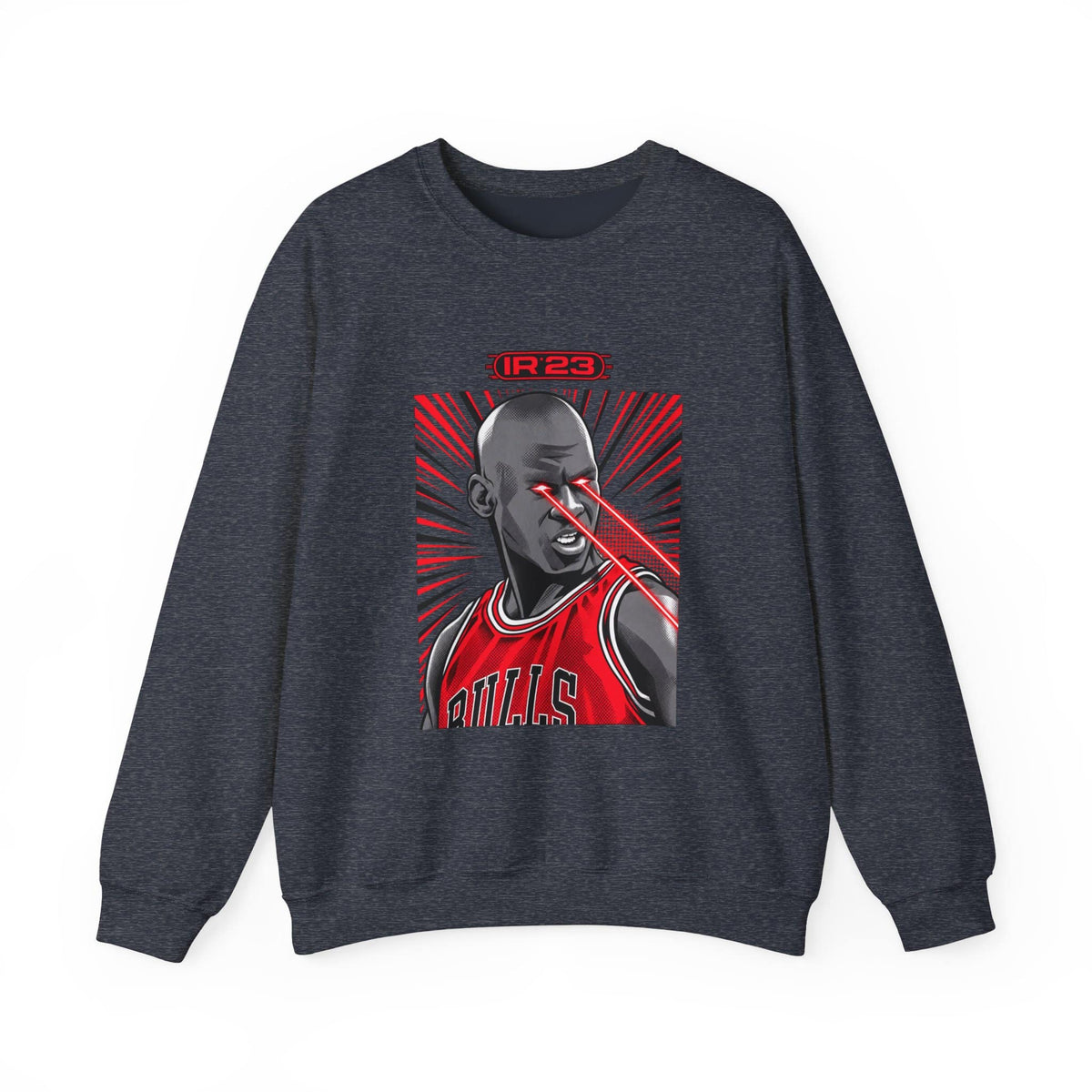 Graphic Print Crewneck Sweatshirt - POD0032 image