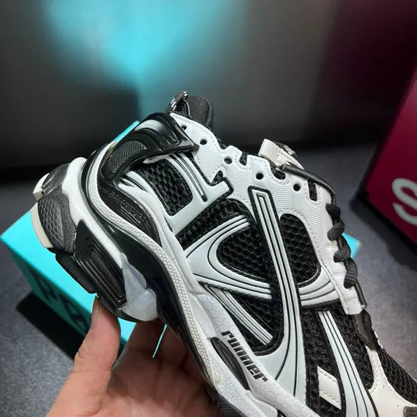 BLCG Runner White Black Shoes Sneakers - bl0000036 image 9
